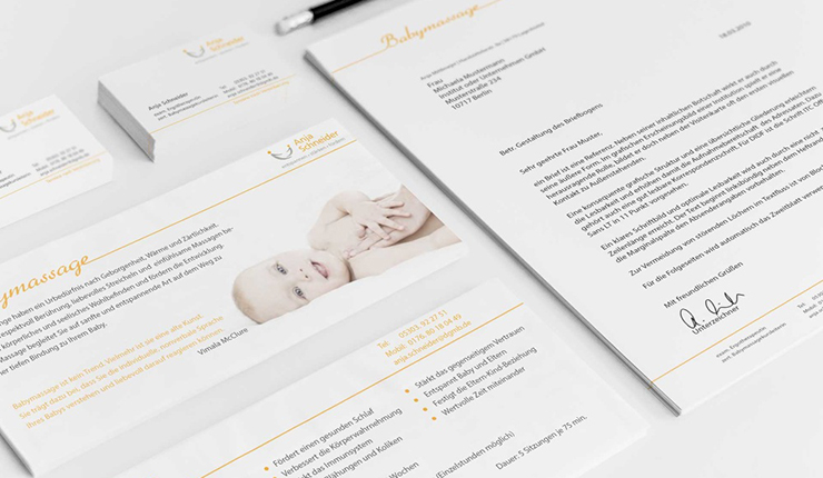 Babymassage Corporate Design