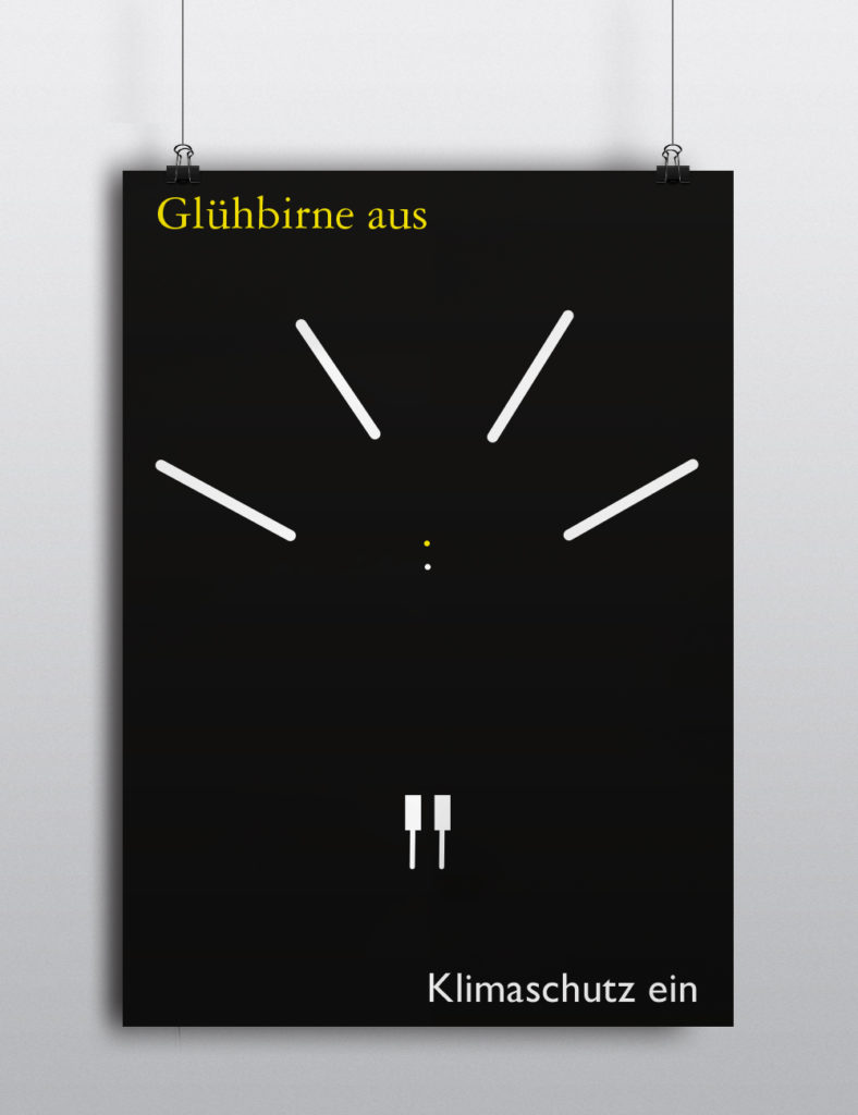 itze design Plakatdesign Klimaschutz